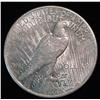 Image 2 : 1003. 1925P Peace Dollar. EF.