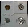 Image 1 : 1009. 1957 Cent, Nickel, Dime & Quarter. Nice Proofs.