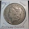 Image 1 : 1069. 1890S Morgan Dollar. F Rim Dings.