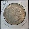 Image 1 : 1073. 1921 Morgan Dollar. EF.