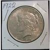 Image 1 : 1082. 1922P Peace Dollar. EF.