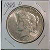 Image 1 : 1084. 1922D Peace Dollar. EF.