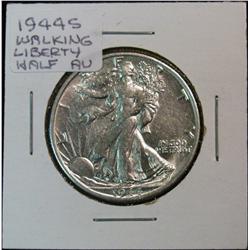 1254. 1944S Walking Liberty Half. AU.