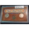 Image 1 : 1276. Three Rare Coin Set. 1903 Indian Cent, 1910 Liberty Nickel & 1937 Buffalo Nickel. 