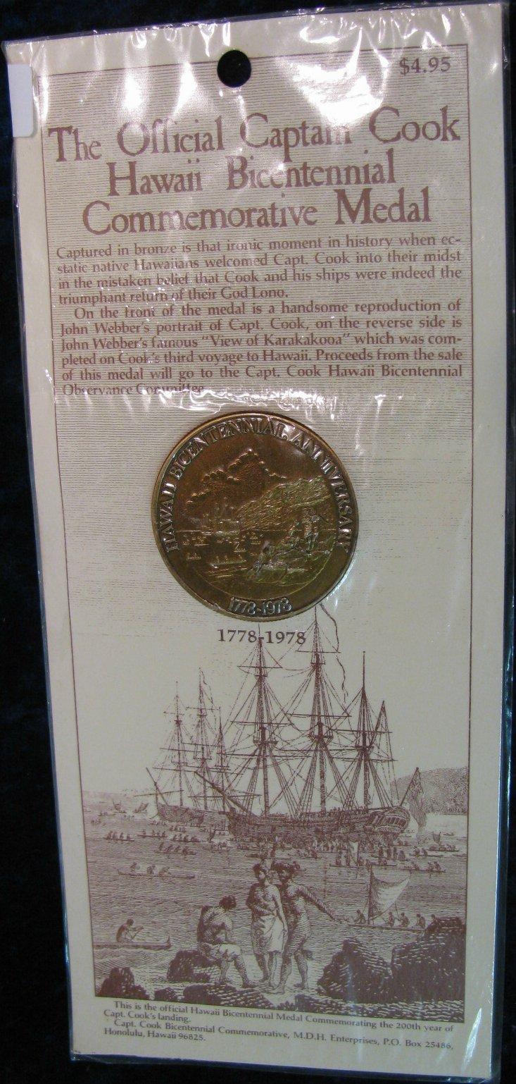 1363. 17781978 Official Captain Cook Hawaii Bicentennial
