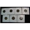 1513. 1883, 97, 1901, 02, 03, 07, & 08 Indian Head Cents