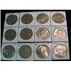 1517. 1971-78 Partial Set of Eisenhower Dollars. AU-BU.