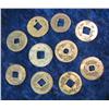 Image 2 : 1519. (10) Ancient Chinese Brass Coins with square coins.