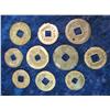 Image 1 : 1520. (10) Ancient Chinese Brass Coins with square coins.