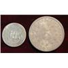Image 2 : 1537. U.S. Three Cent Silver & 1869 Shield Nickel.