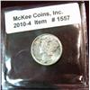 Image 1 : 1557. 1943 P Mercury Dime. Brilliant Unc.