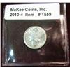 Image 1 : 1559. 1945 P Mercury Dime. Brilliant Unc.