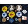 Image 2 : 1572. Bag full of Pinbacks, Tokens, Medals, & etc.