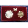 Image 2 : 1589. 1992 U.S. Olympics Two-Coin Uncirculated Set