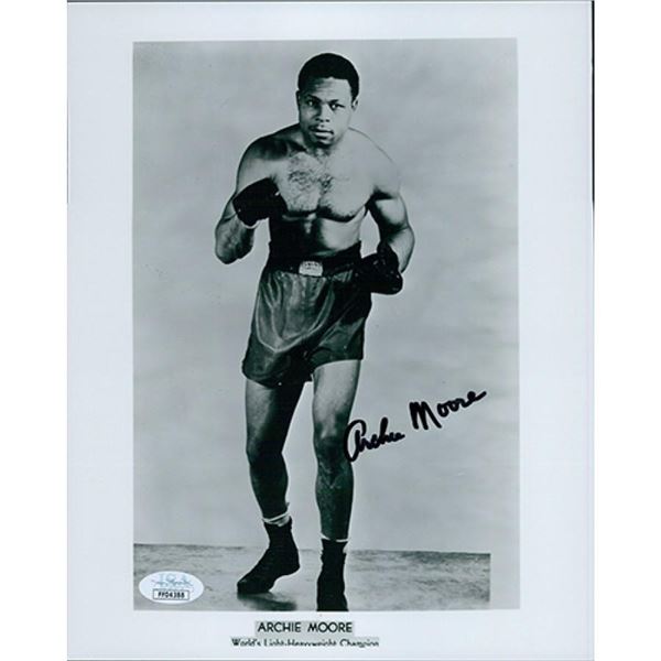 Archie Moore Signed Glossy 8x10 Photo