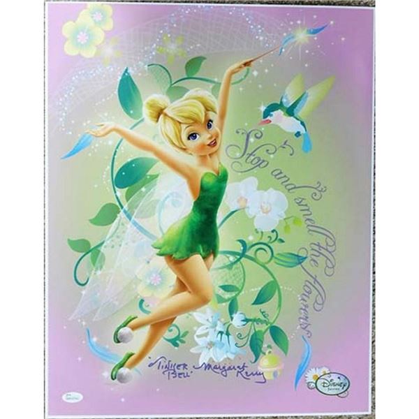 Disney Tinker Bell Margaret Kerry Signed 16x20 Matte Photo JSA Authenticated