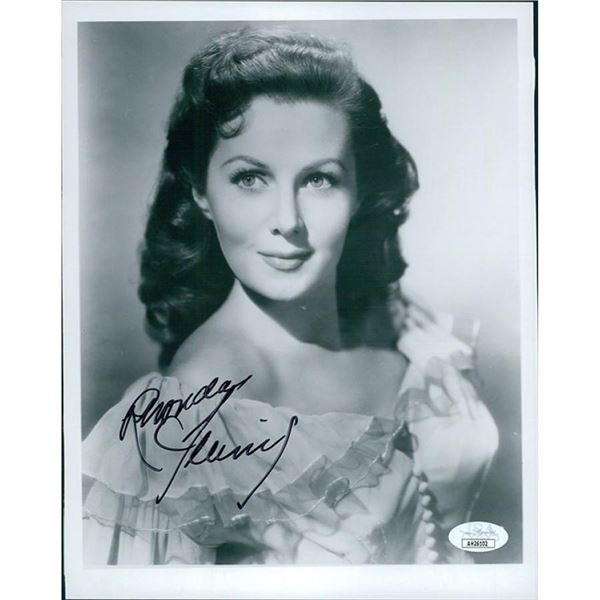 Gunfight at the O.K. Corral Rhonda Fleming Signed 8x10 Glossy Photo JSA Authenticated