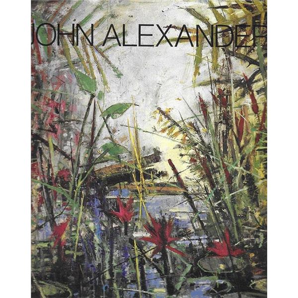 American painter John Alexander signed catalog
