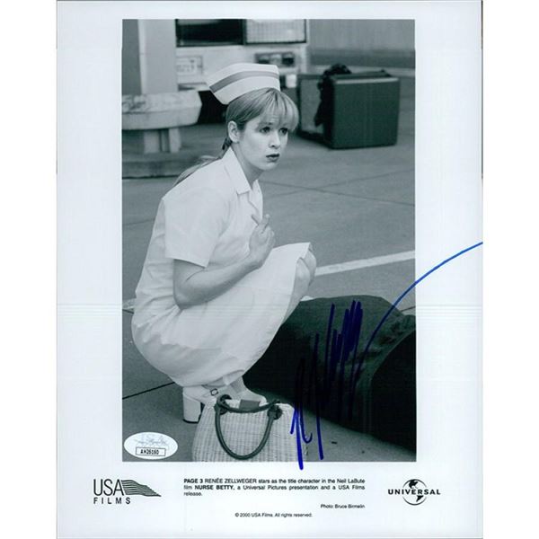 Nurse Betty Renee Zellweger Actress Signed 8x10 Matte Photo JSA Authenticated