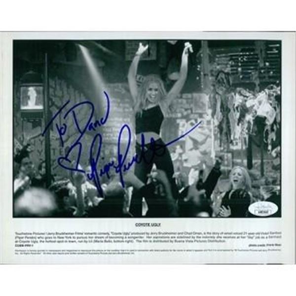 Coyote Ugly Piper Perabo Signed 8x10 Glossy Promo Photo JSA Authentic