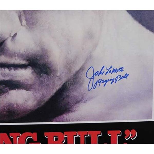 Jake LaMotta Raging Bull Signed 26.5x39 Poster
