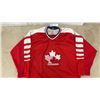 Image 1 : Vintage Team Canada CCM Olympic Hockey Jersey, 1984/1988, Men's Medium