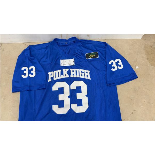 Vintage Married With Children Al Bundy Polk High Football Jersey TV Promo Mens XXL