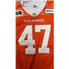 Image 6 : Winnipeg Blue Bombers Warm-Up Used By Tanner Cadwallader. Autographed, Men's XL & Military Snap