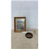 Image 1 : Rare! Sheas Red Fox AleAcid Etched Glass Plus Carlin's, Pelissiers Manitobas, Brewery Glasses