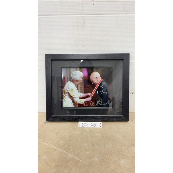 Star Trek Patrick Stewart Autographed Framed Photo
