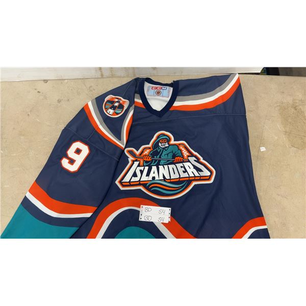 Vintage 1990's New York Islanders CCM Fisherman NHL Hockey Jersey. Mens XL