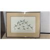 Image 6 : Vintage First Nations Inuit Pro Framed, Art Print by Igutaq Clyde River NWT Approx. 12 x 9" in