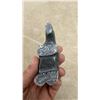 Image 11 : Vintage First Nations Inuit Lot: Soapstone Polar Bear, Soapstone Scratch Carved Wall Hanging