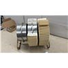 Image 4 : Vintage Rotary Card File with Three-Section Spindle, Blank Index Cards, and Metal Stand