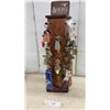 Image 1 : Seagull Pewter Wooden Rotating Keychain Display Rack with Assorted Keychains and More