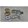 Image 1 : Collection of Western Belt Buckles Including Hesston National Finals Rodeo and More