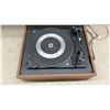 Image 2 : Dual 1219 Automatic Turntable with Walnut Base and Dust Cover, Missing Rod on Turntable