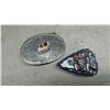 Image 3 : Collection of Seven Vintage Belt Buckles Including CKRM 980, Labatt's, and More