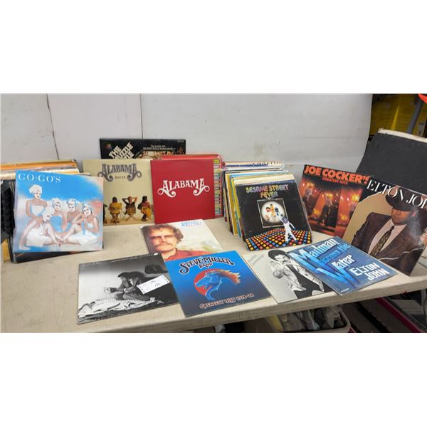 Large Collection Vinyl Albums, Billy Joel "The Stranger" Springfield, Alabama and More