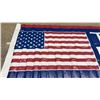 Image 2 : Team USA Large Vinyl Banner with American Flag and Grommets, 162 x 59"