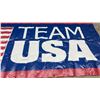 Image 3 : Team USA Large Vinyl Banner with American Flag and Grommets, 162 x 59"