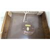 Image 4 : Sentinel Electric Wall Clock with Square Black Frame and Red Second Hand Vintage 14 x 14"
