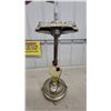 Image 8 : Vintage Chrome DC-3 Airplane Figural Ashtray Stand with Marble Accent