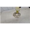 Image 9 : Vintage Chrome DC-3 Airplane Figural Ashtray Stand with Marble Accent