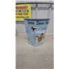 Image 1 : Quick Draw McGraw and T.V. Friends Vintage Hanna-Barbera Tin Garbage Pail, 1950s-1960s