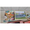 Image 2 : Garfield 200-Piece Jigsaw Puzzle, Cobble Hill 1000-Piece Airplane Puzzle, and More