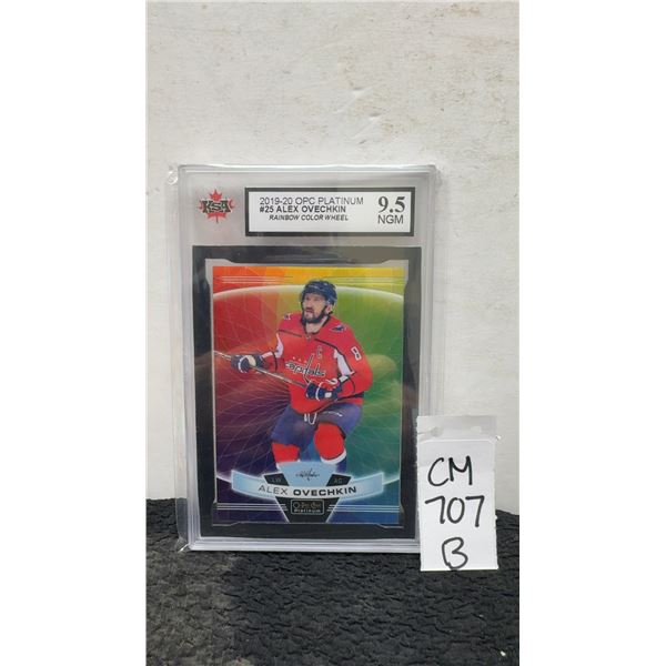 Graded Alex Ovechkin Rainbow Color Wheel Card