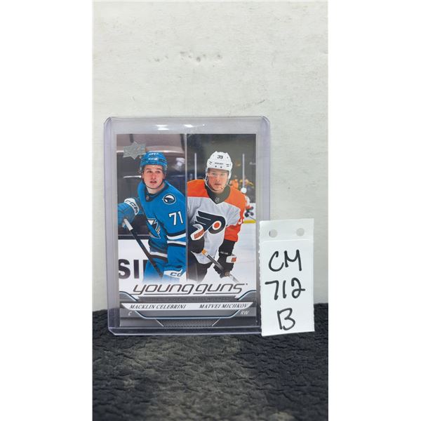 Macklin Celebrini Young Guns Card