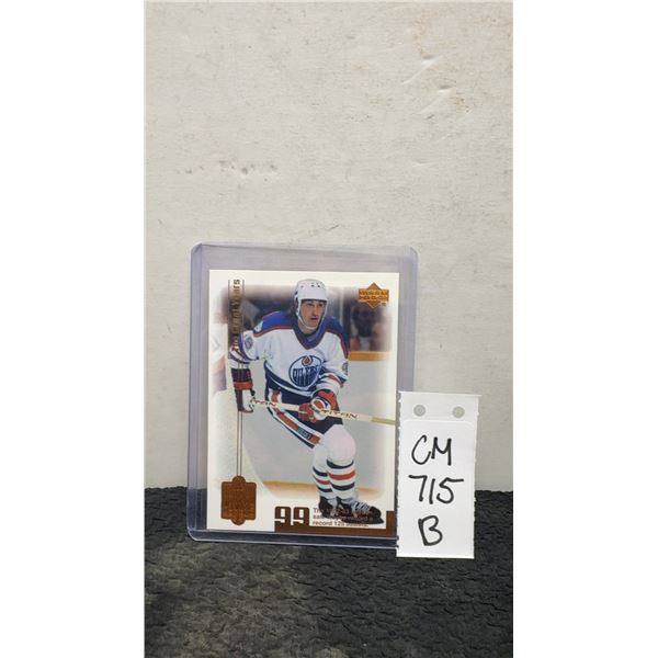 Wayne Gretzky Edmonton Oilers Card
