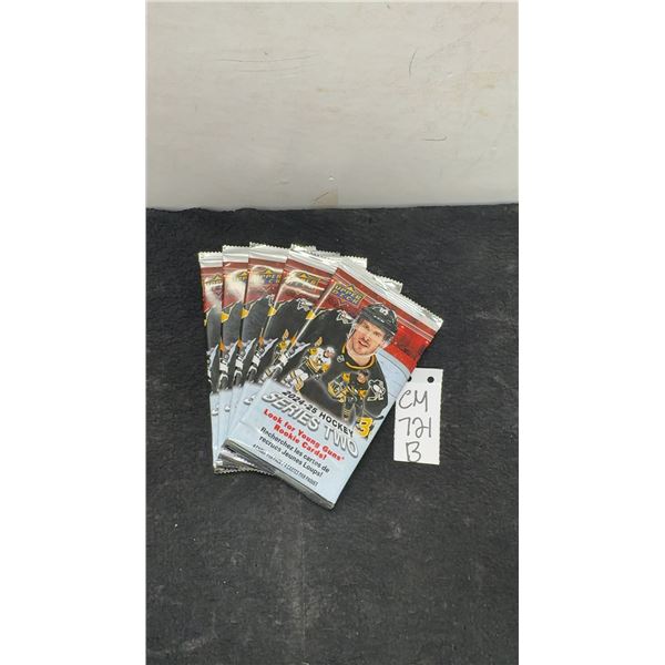 5 Sealed 2024-25 Upper Deck Series 2 Packs